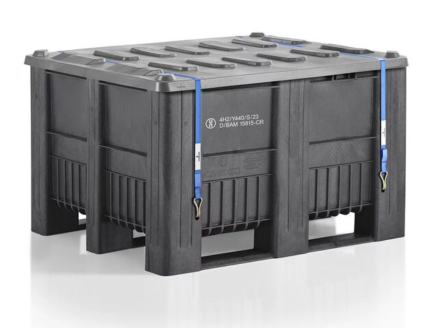 Caisse-palette pour batteries au lithium - ADR &amp; UN