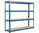 Manutan Expert - Rayonnage charge lourde Rapid 1 - 1980x2440x915mm - 4 niveaux - 500kg/niveau - Montage sans outils