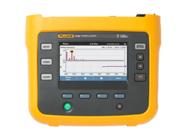 Enregistreur de qualité d'énergie triphasé Fluke 1730, Fluke 1736 et Fluke 1738