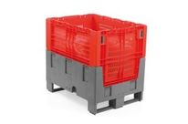 Caisse palette pliante 800x600x760 ajourée