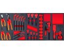 Servante d'atelier complète XXL 782 outils - 16 tiroirs - Avec 2 armoires supérieures - Outillage véhicules électriques EV MW Tools MWE999G6AST