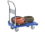Chariot 1 plateau en plastique charge: 200 kg