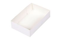 Caissette pâtissière carton blanche 26x16,7x7 cm x 100 Firplast