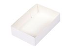 Caissette pâtissière carton blanche 26x16,7x7 cm x 100 Firplast