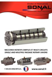 Catalogue RACCORDS ROTATIFS SIMPLES ET MULTI-CIRCUITS