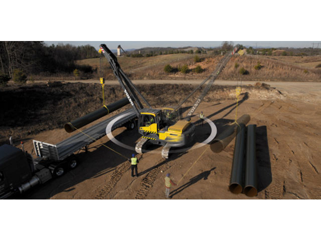 Pipelayer (Poseur de canalisation) :  Volvo PL3005D
