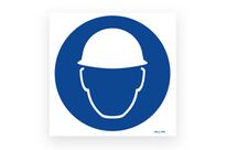 Panneau picto port du casque obligatoire