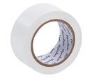 Manutan Expert - Ruban de marquage au sol PVC Blanc 50mm x 33m - Épaisseur 0.14mm - Lean Management