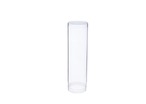 tubes en plastique transparent