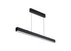Suspension Linéaire LED 40W CCT Éclairage Haut et Bas Noir 120cm