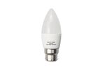 Ampoule B22 LED 6W 220V C37 180° - Blanc Neutre 4000K - 5500K