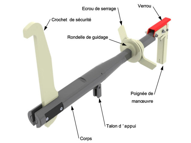 Accessoire pour plat-forme de travail : Attache volante AVRI 