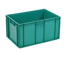 Manutan Expert - Bac norme Europe 60 L Vert - 600x400x320 mm - 97% Recyclé - Empilable