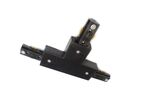 Connecteur T Rail Monophasé - Noir