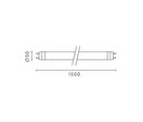Tube LED T8 G13 150cm 22W - Alimenté 1 Côté - Blanc Neutre 4000K - 5500K