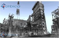 Relevé laser 3D d'installation pétrochimique (raffinerie, dépot pétrolier, réseau de pipes)