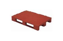 UTZ - Palette Hygiénique Plastique Rouge 1200x1000x160mm - Usage Alimentaire - 100% Recyclée &amp;amp; Recyclable - Charge 7500kg