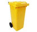 Manutan Expert - Poubelle Full Color 120L Jaune - Tri Sélectif Mobile - 62% Recyclé