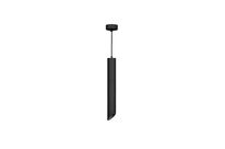 Suspension Luminaire Biseautée GU10 IP20 50cm - Noir