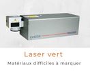 Marquage laser vert - Laser vert EV4GDS 