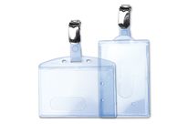 Porte-badge rigide + pince bretelle