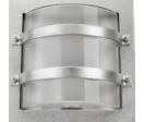 Hublot extérieur LARGO acier galva/dépoli E27 CFL 