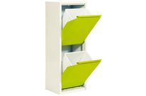 Armoire extérieure métallique avec bac de rangement