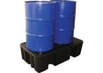 Bacs de rétention en plastique PEHD 2 fûts | BRPN 2F à 188 €HT