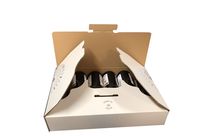 Caisse vin sécurisée avec calages intégrés en carton ondulé Vitismart