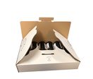 Caisse vin sécurisée avec calages intégrés en carton ondulé Vitismart