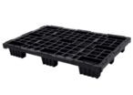 Palette plastique grillagé, l80 cm x L120 cm, charge dynamique 1000 kg | 6000074630 