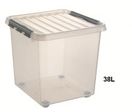 boite plastique à roulette 38 litres grand volume