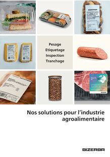 Solutions Bizerba pour l'industrie agroalimentaire