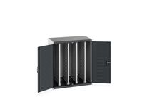 Armoire lourde CUBIO pour outillage et panneaux coulissants à bacs