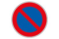 Panneau temporaire stationnement interdit BK6a1