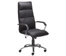Nowy Styl - Fauteuil de direction Prado Noir Cuir Véritable - Ergonomique 8h - Roulettes - Réglable