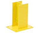 Mottez - Protection Rack Intermédiaire Madrier - Acier Jaune 23cm - Haute Résistance