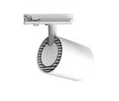 Spot LED sur Rail Blanc Monophasé 24W 36° TRIAC Dimmable - Blanc Neutre 4000K - 5500K