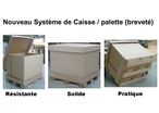 Caisse-palette brevetée en carton | Sofrapack  