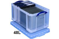 Boite plastique avec couvercle 48L