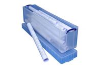 Boite avec couvercle plastique transparente 360x1200x270mm 77 litres fermeture bleu (Really useful box 77 litres)