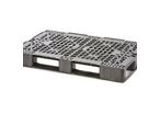 Palette plastique Eco 1200x800 ajouré PP Recyclé