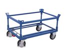 Variofit - Chariot Porte-Palettes Cadre Rehaussé - 1200 kg - Acier Bleu - Roulettes Caoutchouc Plein