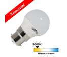 Ampoule led B22 4 watt (eq. 30 watt) - Couleur eclairage - Blanc chaud 3000°K