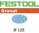 Boite de 100 abrasifs FESTOOL STF D125/90 P120 GR/100 - 497169