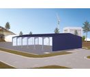 Hangar en kit galvanisé 740m² - Bardé 3 côtés