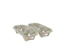 Porte 4 Gobelets Cellulose sécable en deux (X230) Firplast