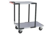 Servantes Flatpack 2 plateaux mélaminé 1 plateau long et 1 plateau court 250 kg