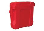 Jonesco - Porte document de sécurité Rouge - 355x335mm - Polyéthylène Haute Densité - Accessoire Anti-incendie