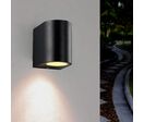 Applique Murale LED IP44 pour Ampoule GU10 - Noir